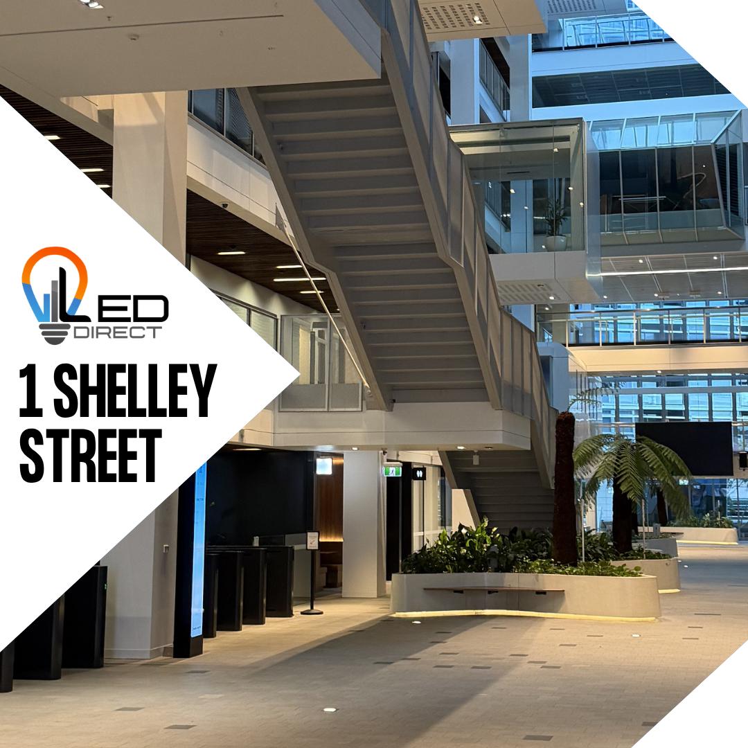 Completed lighting upgrade at 1 Shelley Street