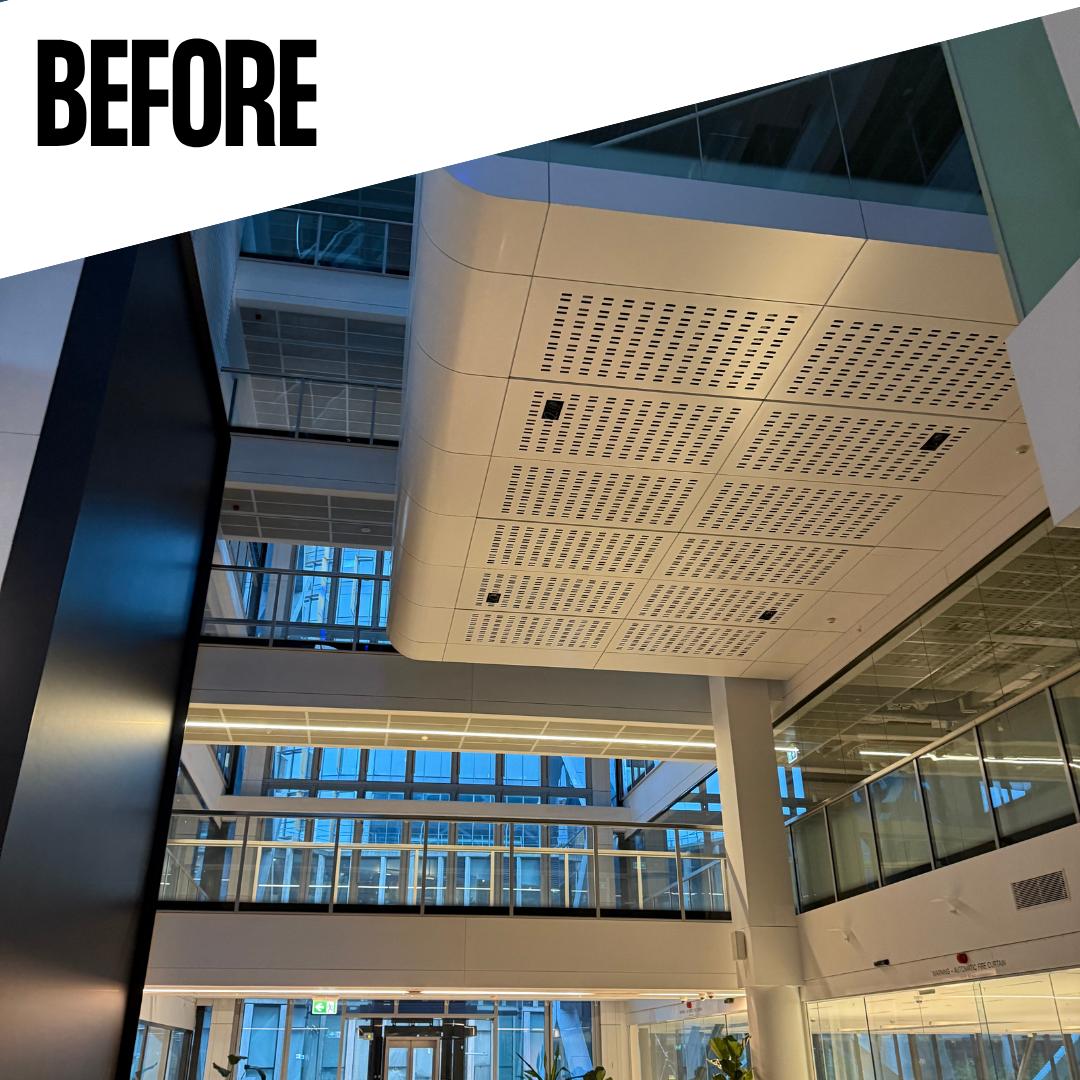 Original ceiling infrastructure